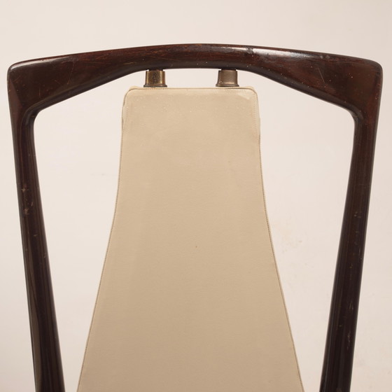 Osvaldo Borsani Sedie da Pranzo Italiane Mid Century in Mogano Tinto per ABV 1950 – Wood, Mid Century Modern (photo 19 of 20)