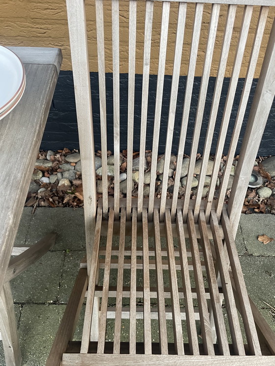 Image 1 of ensemble de jardin en teck