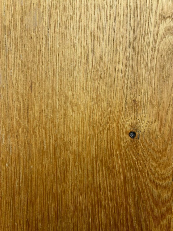 Lourde table de salle à manger ovale en chêne massif - 2.70 m – Tables de salle à manger, Métal, Bois (photo 11 of 14)