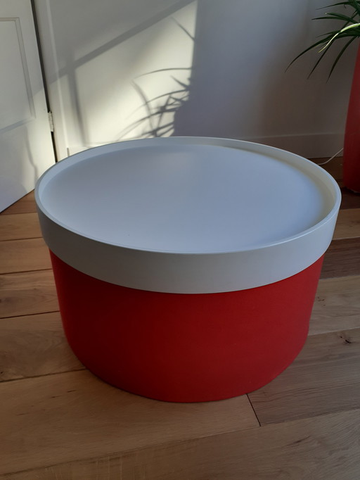 Softline Pouf Drum with Tray