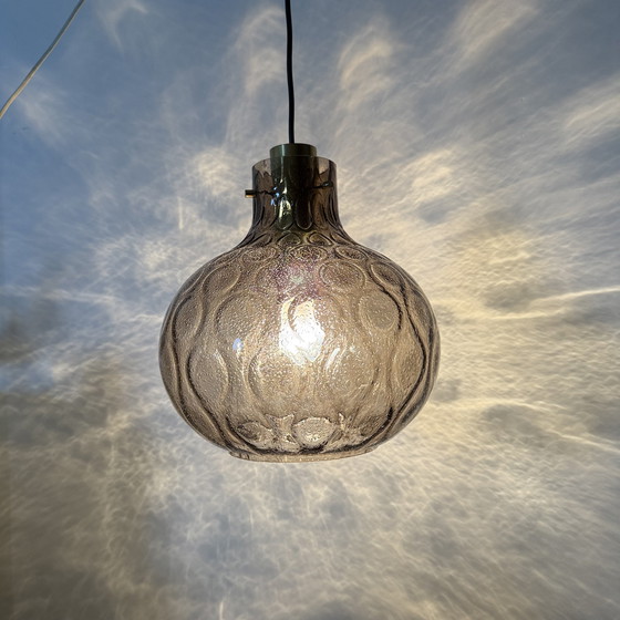Image 1 of Limburg Glashütte glass hanging lamp , 1970s