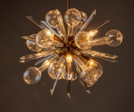 Image 1 of Kroonluchter EXPLOSE, René Roubíček, jaren 60-70, Tsjechoslowakije