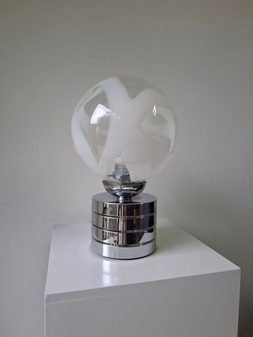 1 x Lampada da tavolo Space Age in vetro di Murano