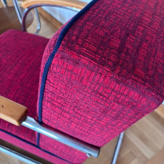 Image 1 of Funktionalistischer Sessel, restauriert, Tschechoslowakei