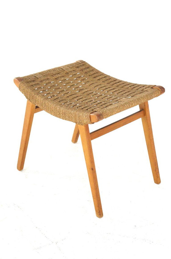 Tabouret de style Audoux Minet vintage – Poufs & repose-pieds, Wood (photo 15 of 17)