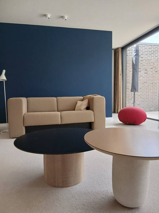 2 einzigartige Couchtische, 60 x 43 cm und 80 x 35 cm
