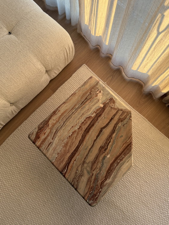 Image 1 of Table basse vintage en marbre, Italie 1970