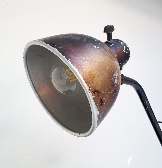 Image 1 of Lampe industrielle à pince réglable en hauteur, 1960s