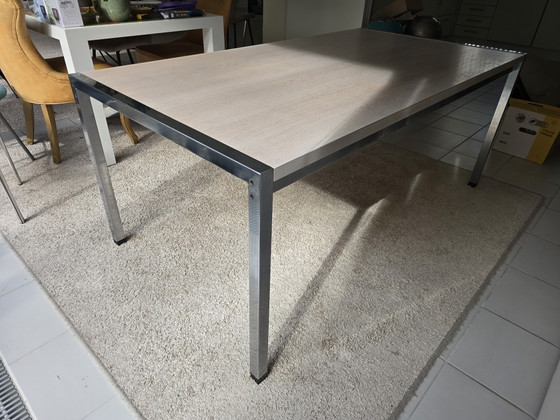 Table de salle à manger design italien – Tables de salle à manger, Aluminium, Wood (photo 3 of 9)