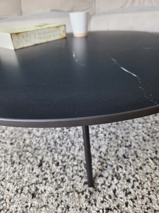 Image 1 of Tavolino da caffè in ceramica Unit 14 Nero Marquina - diametro 70 cm - condizioni perfette