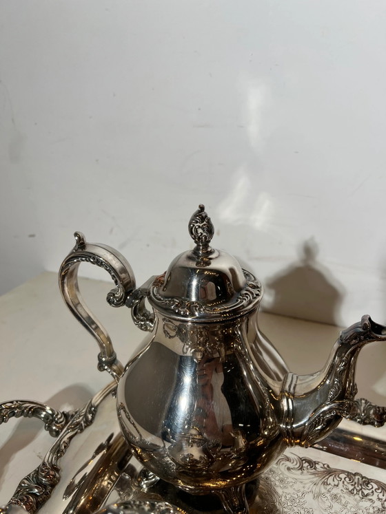 Servizio da tè e caffè vintage Rogers placcato in argento, Rodgers & Son – Stoviglie (photo 4 of 9)