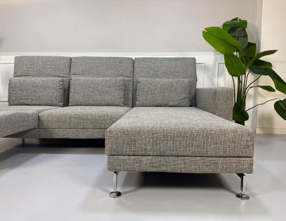 Image 1 of Brühl Moule Ecksofa Stoff Sofa Grau Schlaffunktion