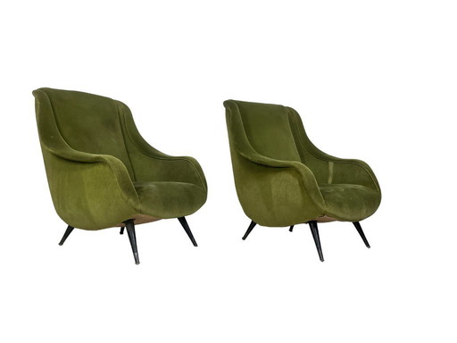 Coppia di poltrone italiane, anni '60