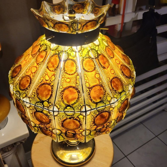 Image 1 of Table lamp by Felipe Derflingher, cloisonné glass, 1960