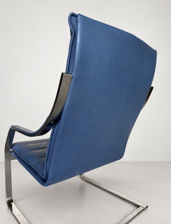 Poltrona Vintage Walter Knoll Art Collection Komet + Ottoman – Poltrone, rvs, Leather (photo 10 of 15)