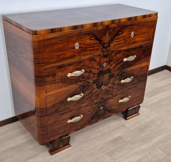 Image 1 of Cassettiera Art Déco veneziana, 1934 (5 cassetti)