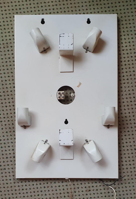 Image 1 of Specchio retroilluminato in vetro satinato, anni '60/'70