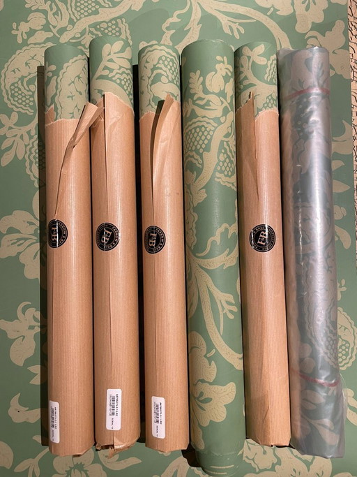 Farrow & Ball Versailles behang (6 rollen + restant)