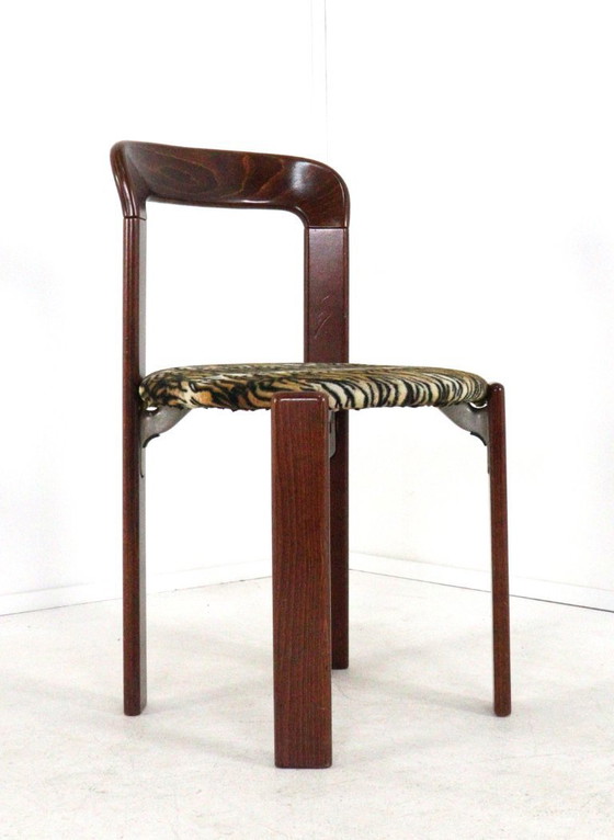 Set di 6 sedie Bruno Rey per Kusch & Co con stampa tigrata vintage – Sedie da pranzo, Wood (photo 7 of 24)