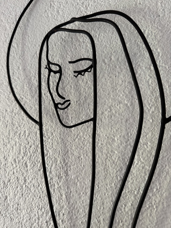 Image 1 of Scultura in filo metallico degli anni '60