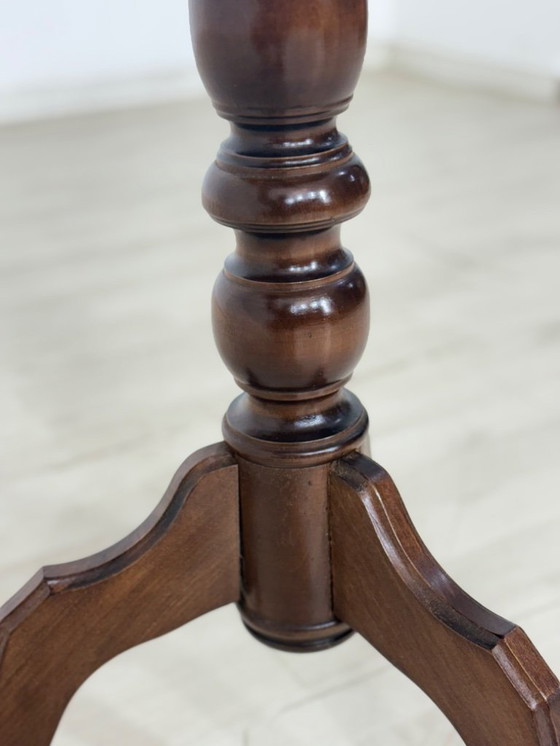 Image 1 of Keukentafel in koloniale stijl, lage tafel, bijzettafel, tuintafel, vintage keukentafel