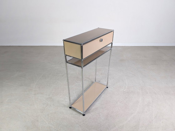 Image 1 of Mesa auxiliar USM Haller original Diseño de mesita de noche Fritz Haller