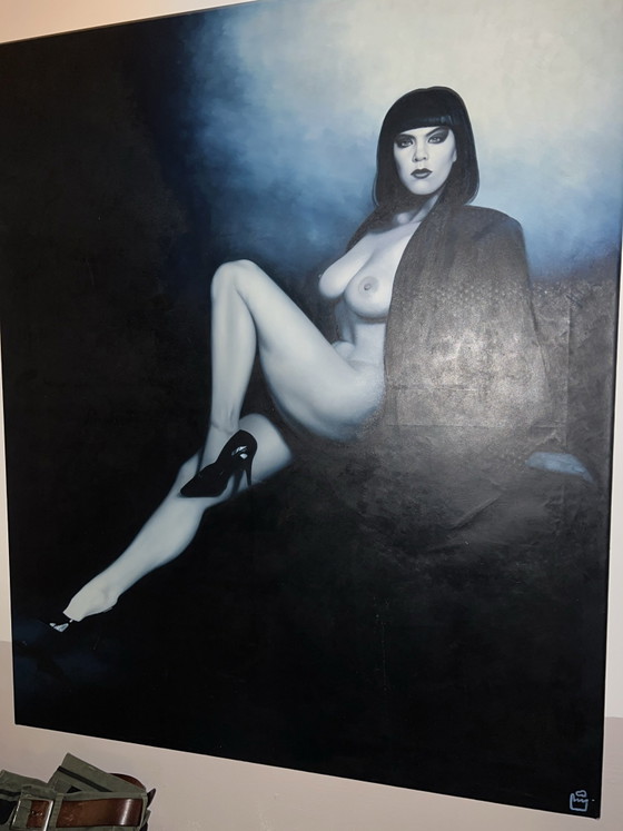 Flash, Horst Janssen, Kunst, Canvas, Zwart (foto 5 van 5)