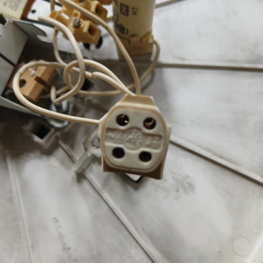 Prachtige grote plafond- of wandlamp van Muranoglas, Italië