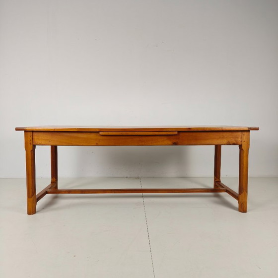 Image 1 of French farmhouse table from the late 19th century – fully restored