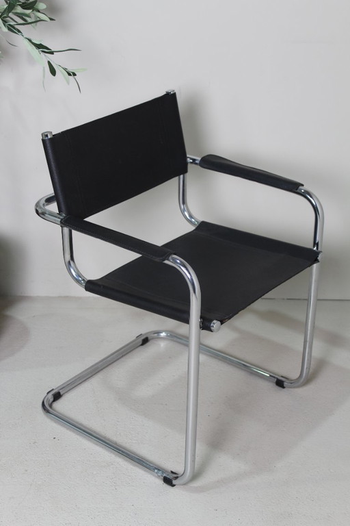 Mart Stam tubular frame dining chair