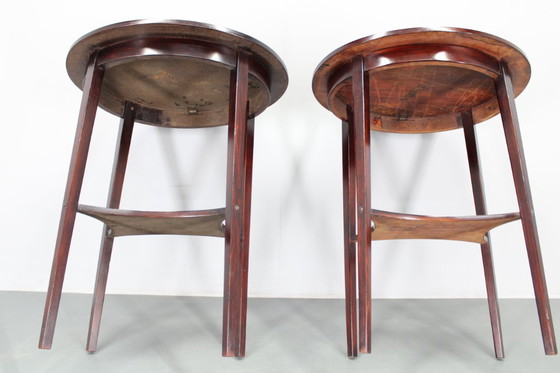 Image 1 of 1930s Pair of Restored Thonet Side Tables No. 206, Austria