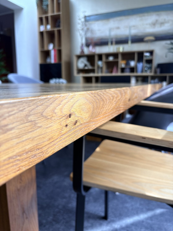 Image 1 of Diseño holandés DD Para mesa de roble 260x120