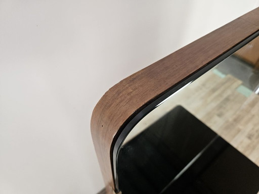 Art-Deco-Schminktisch mit großem Spiegel