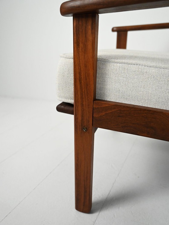 Image 1 of Pair of Danish teak armchairs