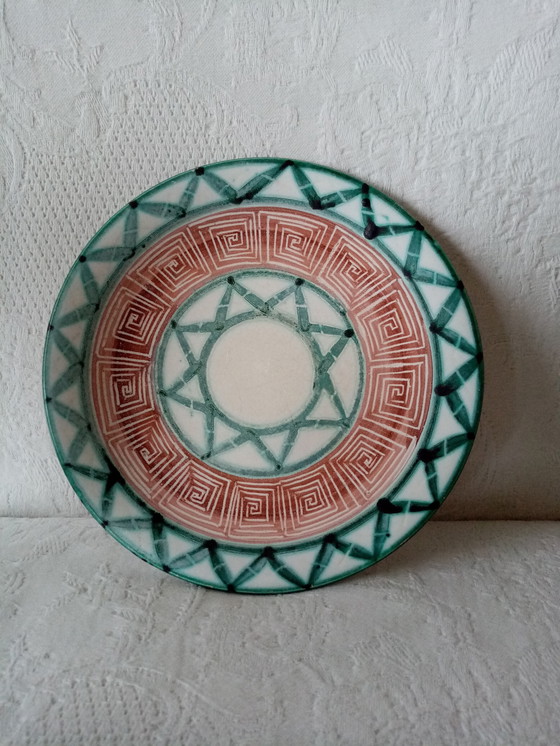 Image 1 of Deko-Teller Keramik Robert Picault/Vallauris 70s(19cm)