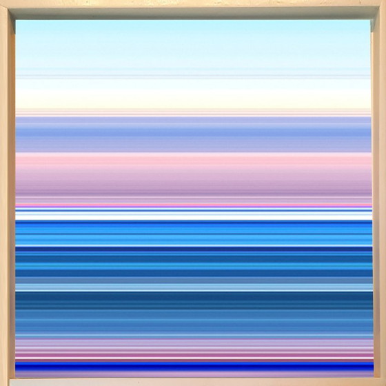 Sealines Blues Before Sunrise – Paintings & Drawings, Plastic (photo 3 of 5)