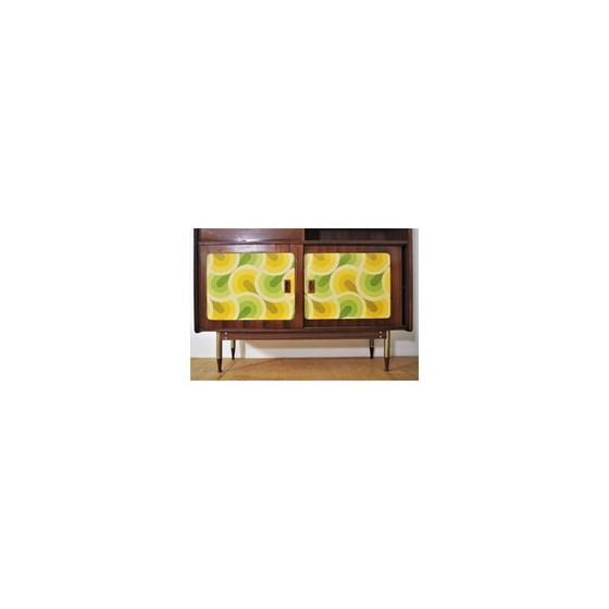 Image 1 of Pair of vintage teak highboards, 1960s