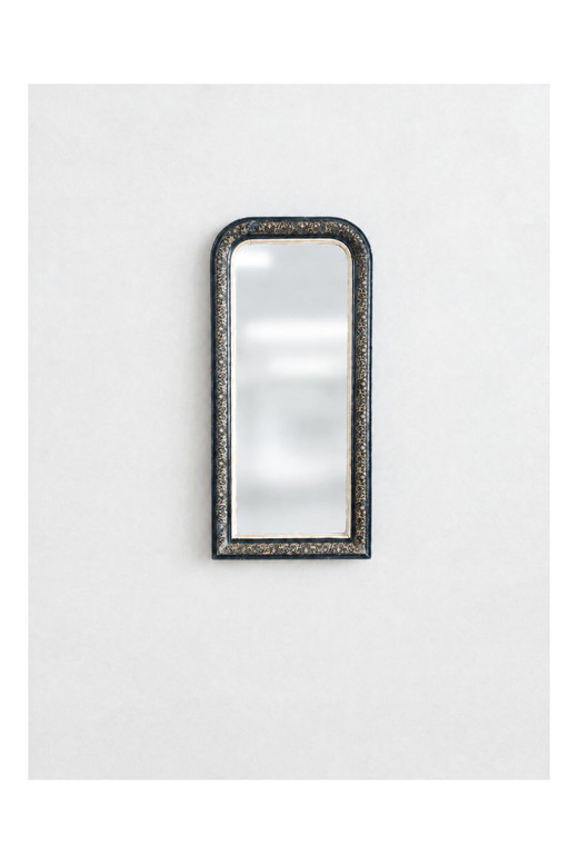 Antique French Louis Philippe (style) hall mirror mantel mirror (late 19th century)