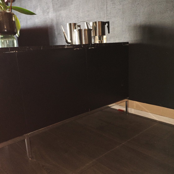 Florence Knoll Credenza Black Marble – Sideboard, Wood (photo 11 of 13)