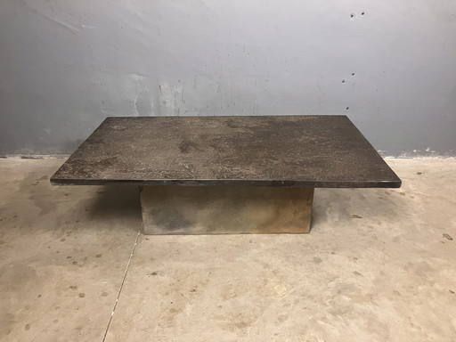 Schiefer Couchtisch 1970er vintage