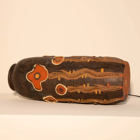 Einzigartige italienische Keramik Steh-/Tischlampe – Dimmbar – Tischlampen, Ceramic, Vintage (photo 4 of 8)