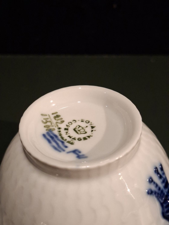 Royal Copenhagen aussi série "Blauwe waaier", Art de la table, Porcelaine, Bleu (photo 6 sur 7)