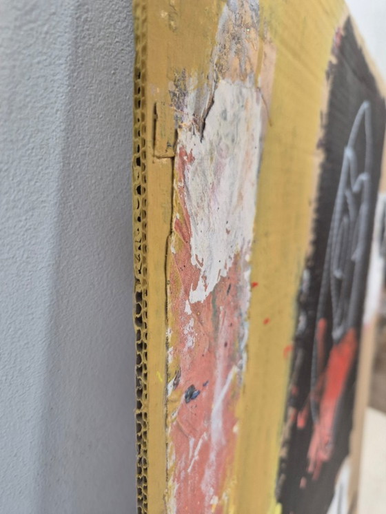 Image 1 of Victor Hasch (1945-2012) técnica mixta sobre cartón