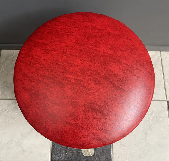 Image 1 of Round Skai Laundry Box / Stool 1960s