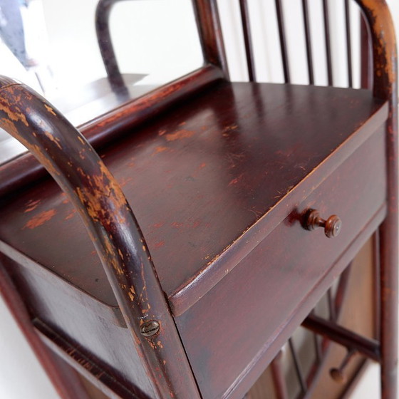 Image 1 of Thonet Art Nouveau wall-mounted coat rack, Vienna, circa 1900