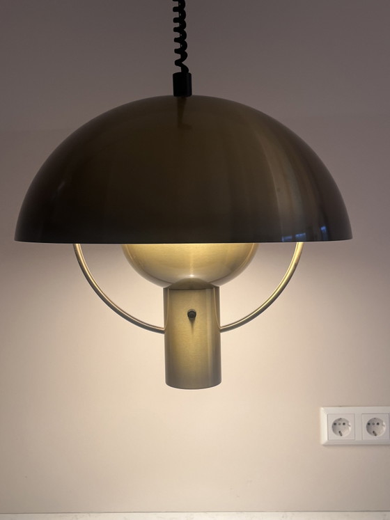 Rare Dijkstra pendant lamp 70s – Dijkstra Lampen, Plastic (photo 10 of 15)
