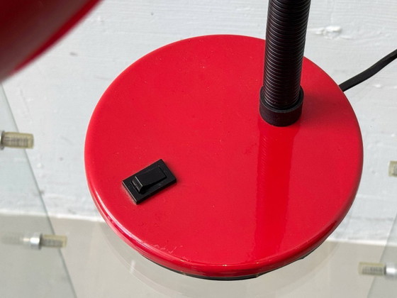 Image 1 of Lampada da tavolo con braccio flessibile nero di Lumes Lamps, anni '80.