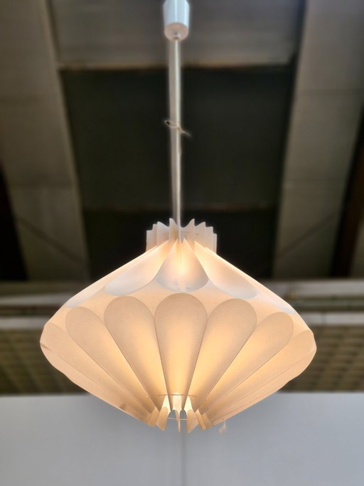 Vintage-Origami-Pendelleuchte im Space-Age-Stil der 70er Jahre