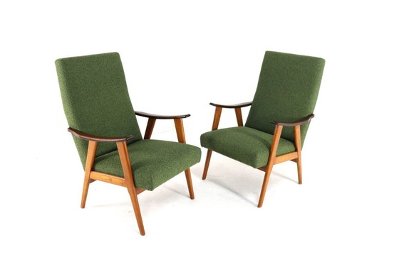 Image 1 of Dutch armchair 'Bergen' vintage upholstered