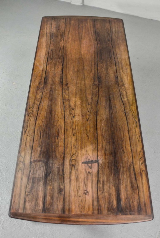 Image 1 of Großer Fristho-Couchtisch aus Palisanderholz im niederländischen Design für Topform, Niederlande, 1960er Jahre.